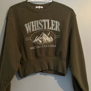 Garage cropped hoodie
